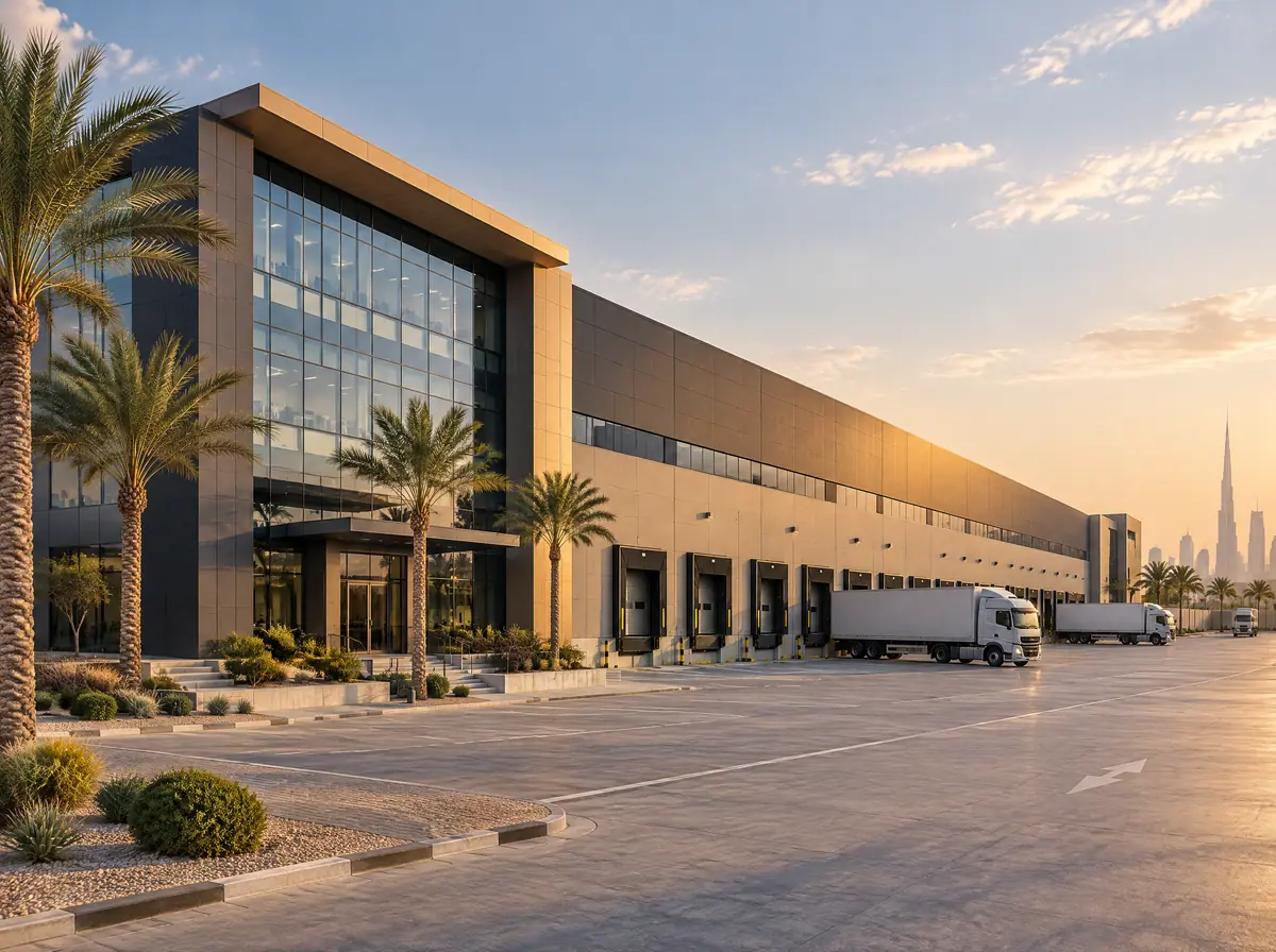 Bintros headquarters and warehouse building in Jebel Ali Free Zone